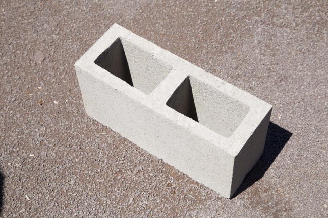 Blocos de concreto de vedação